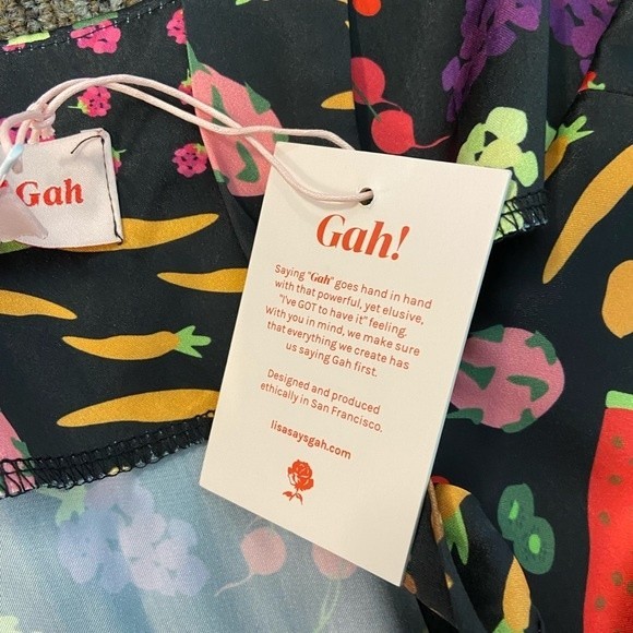 NWT Lisa Says Gah satin top womens 3xl - Picture 6 of 8